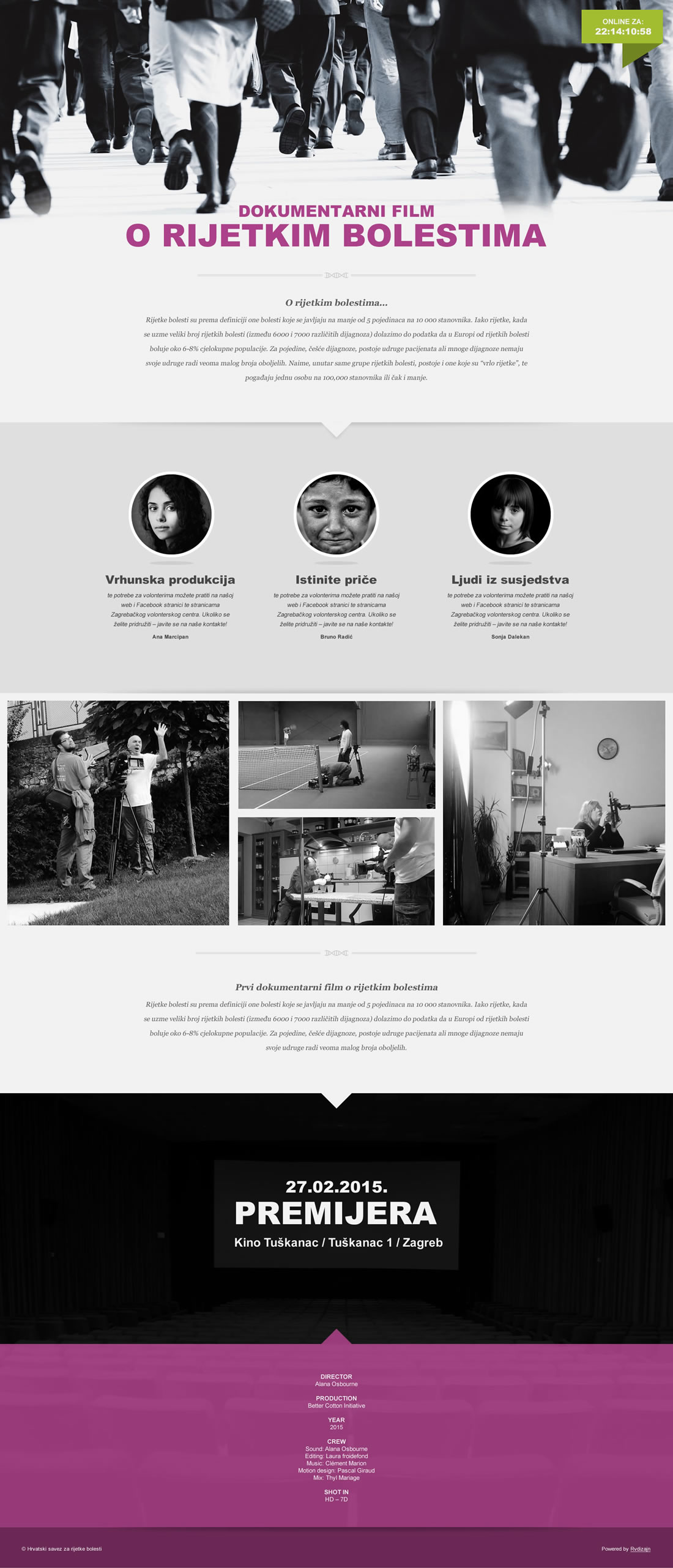 Dokumentarni film o rijetkim bolestima